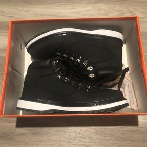 Hawk and Co Jordan Lace-Up Boot Black Sz. 8